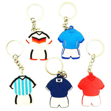 Presente promocional Custom, seu próprio logotipo Item da carteira -chave Silicone PVC Chain Key Chain